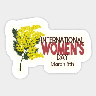 International Women's Day Sticker